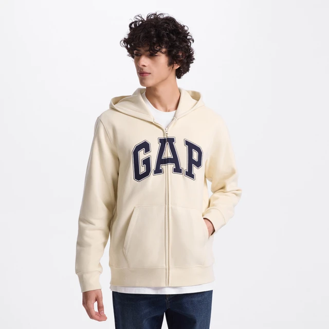 【GAP】男女裝 Logo刺繡刷毛外套/印花/刺繡刷毛帽T-多款可選(634420&638562&637863) 歷史價格詳細信息