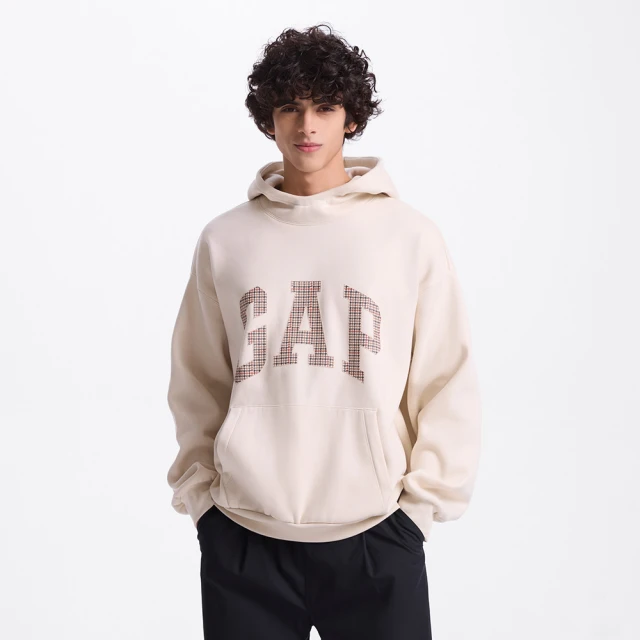 Gap 男裝 Logo刷毛連帽外套 碳素軟磨系列-海軍藍(888730) 歷史價格詳細信息