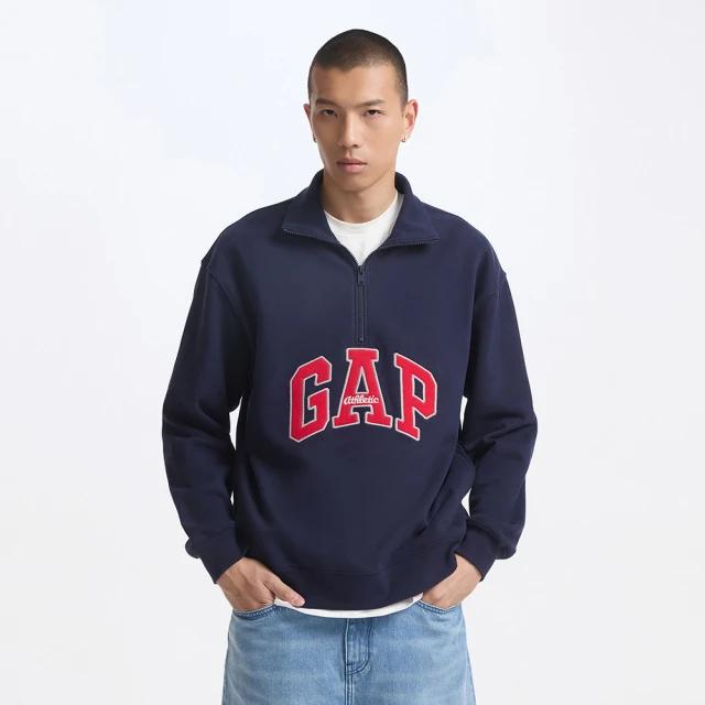 【GAP】男女裝 Logo刺繡刷毛外套/印花/刺繡刷毛帽T-多款可選(634420&638562&637863) 歷史價格詳細信息