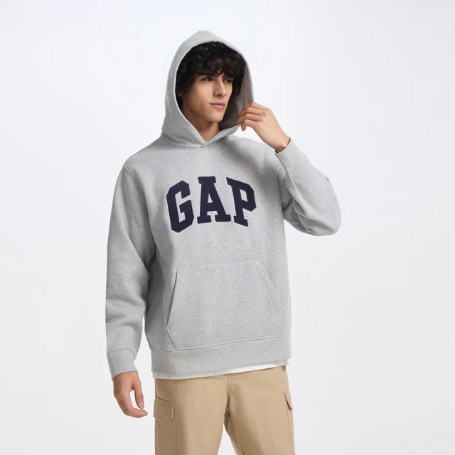 【GAP】男女裝 Logo刺繡刷毛外套/印花/刺繡刷毛帽T-多款可選(634420&638562&637863) 歷史價格詳細信息