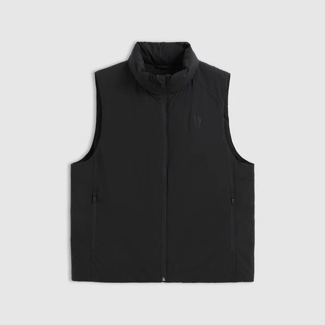 Gap 男裝 Logo防風防雨立領羽絨背心-銀色(720886) 歷史價格詳細信息