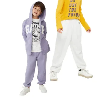 Gap 兒童裝 碳素軟磨系列 Logo刷毛連帽休閒外套 男女同款 446172-多色可選 歷史價格詳細信息