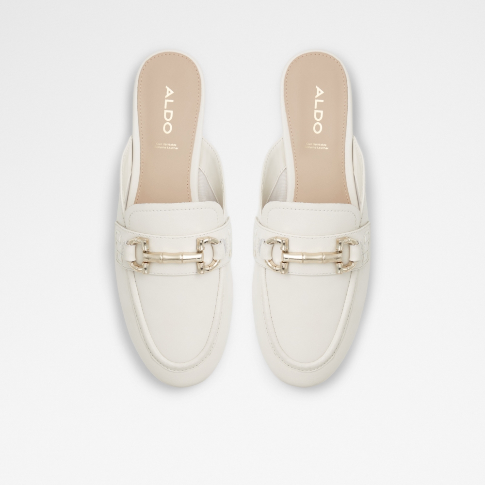 【ALDO】MISKA-品味馬銜釦厚底樂福鞋-女鞋(米白色) 歷史價格詳細信息