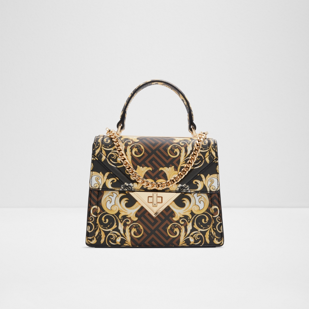 【ALDO】LUXSAVANE-華麗金色鍊條手提包(彩色附背帶) 歷史價格詳細信息