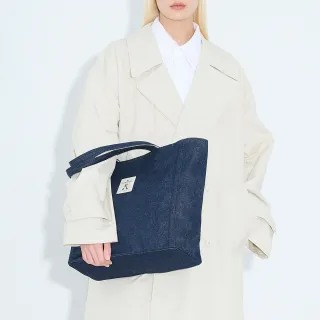 深藍托特包新帆布包女大容量牛仔布斜背包小丸子斜背包]-包沒煩惱 歷史價格詳細信息