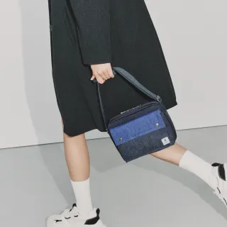 【PORTER INTERNATIONAL】牛仔拼接PATCH WORK雙層斜肩包(深藍色) 歷史價格詳細信息