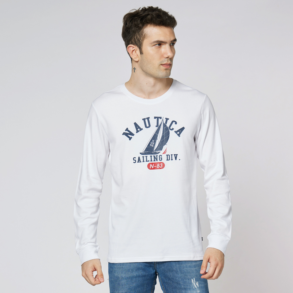 【NAUTICA】女裝 經典品牌LOGO刺繡短袖T恤(灰色) 歷史價格詳細信息