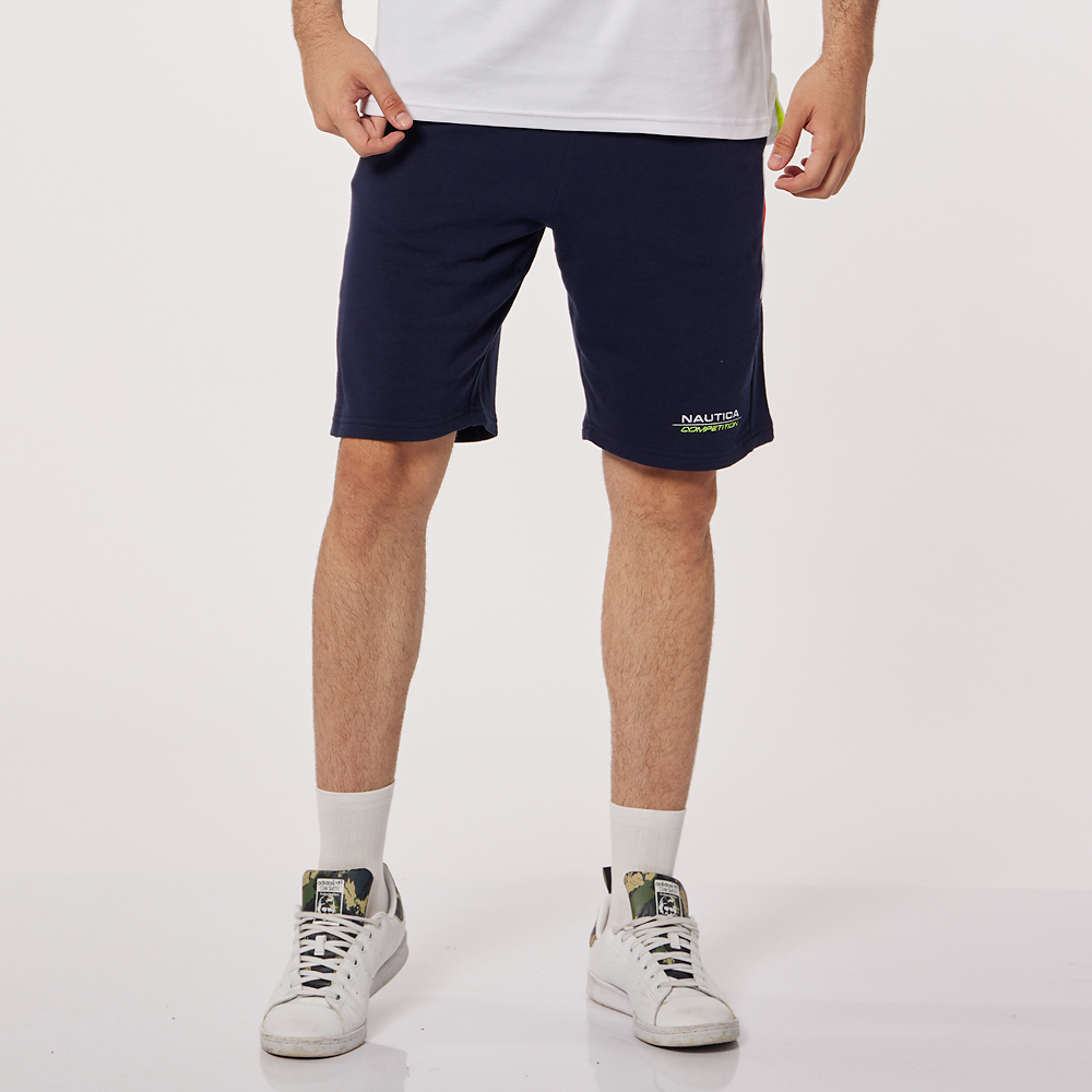 【NAUTICA】COMPETITION男裝立體品牌LOGO短袖T恤(深藍) 歷史價格詳細信息
