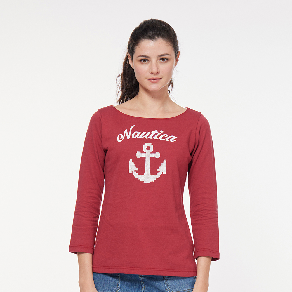 nautica 粉紅色白細紋長袖襯衫,尺寸:L,肩寬:47.5cm,純棉,少穿極新,降價大出清. 歷史價格詳細信息