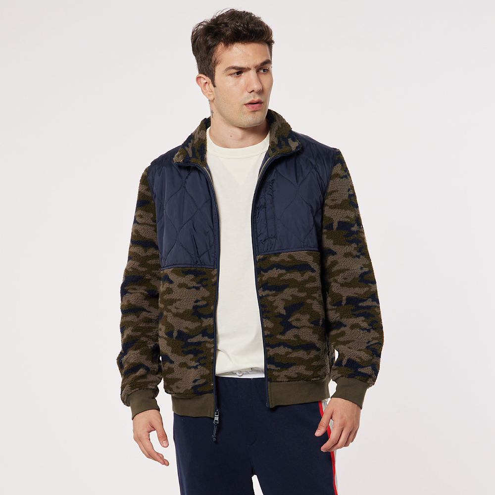 立領迷彩馬甲男士秋冬季韓版潮流帥氣羽絨棉背心加厚短款無袖外套-毛毛男裝 歷史價格詳細信息