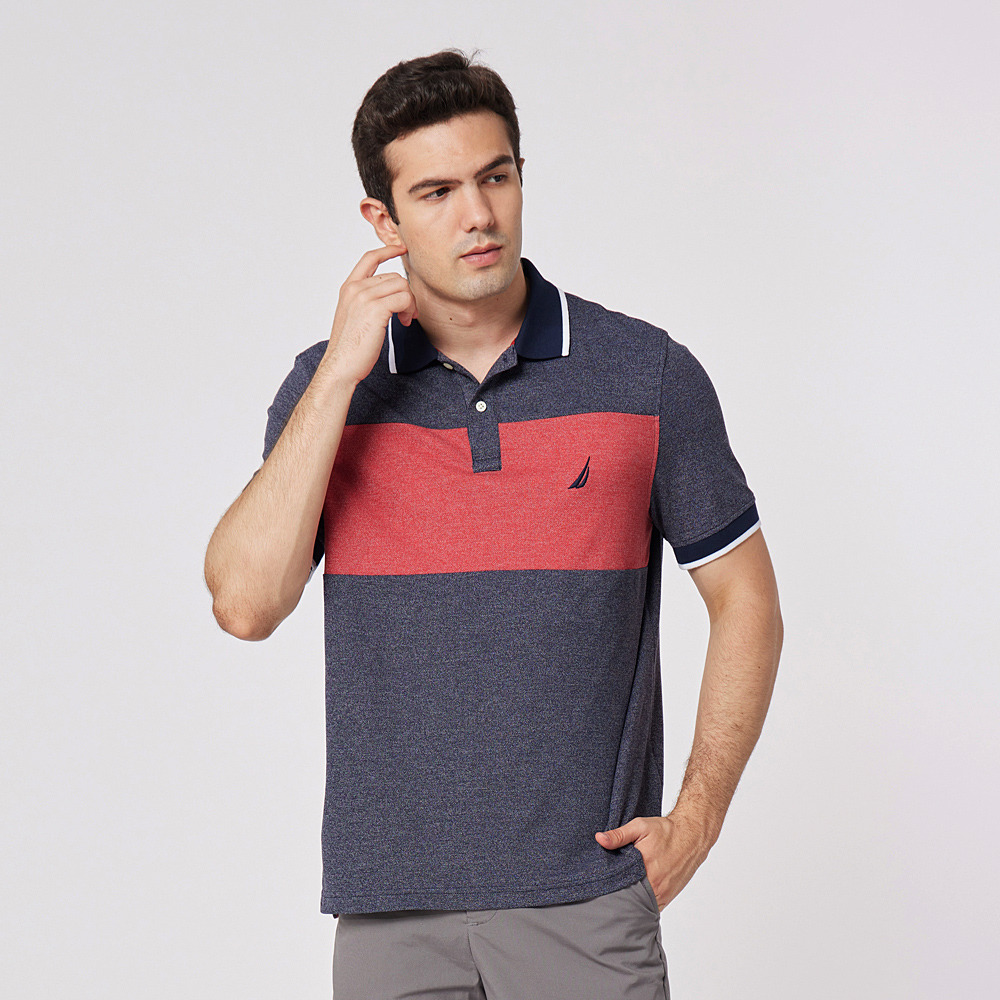 【NAUTICA】男裝 海洋風條紋長袖襯衫(藍) 歷史價格詳細信息