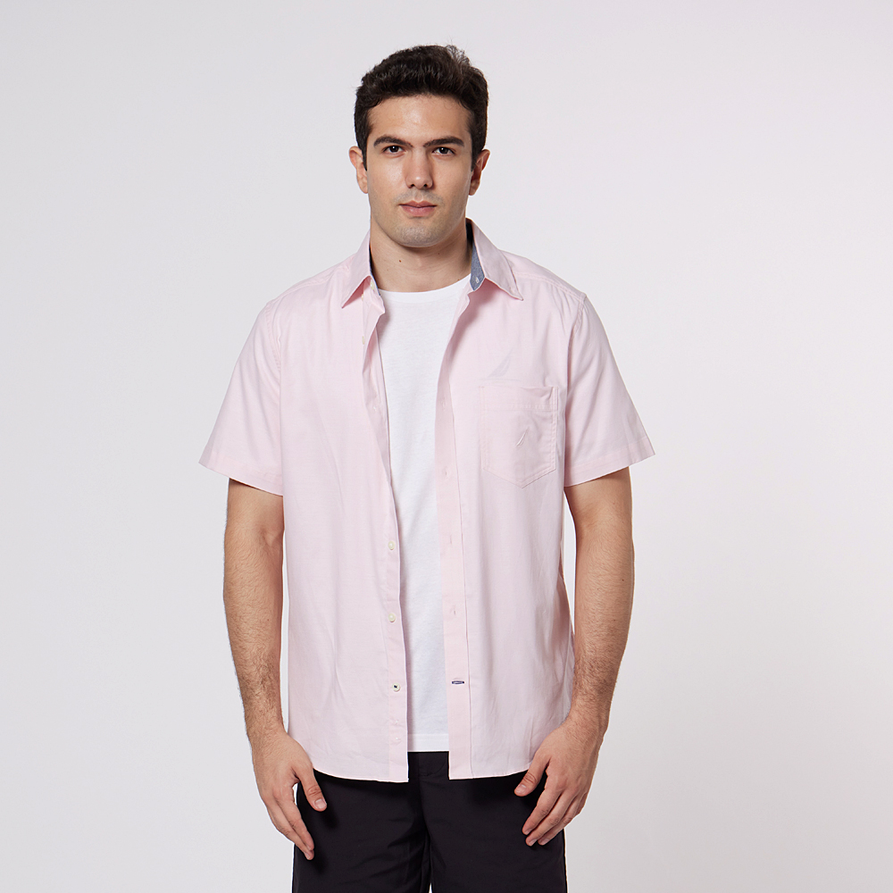 【NAUTICA】男裝 素色質感透氣短袖POLO衫(白色) 歷史價格詳細信息