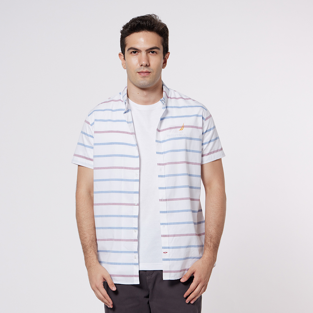 NAUTICA 男純棉短袖T恤 黑色款 S 尺寸 前方印有經典品牌LOGO 特價:700元 亞洲版型 女生也可以穿喔 歷史價格詳細信息