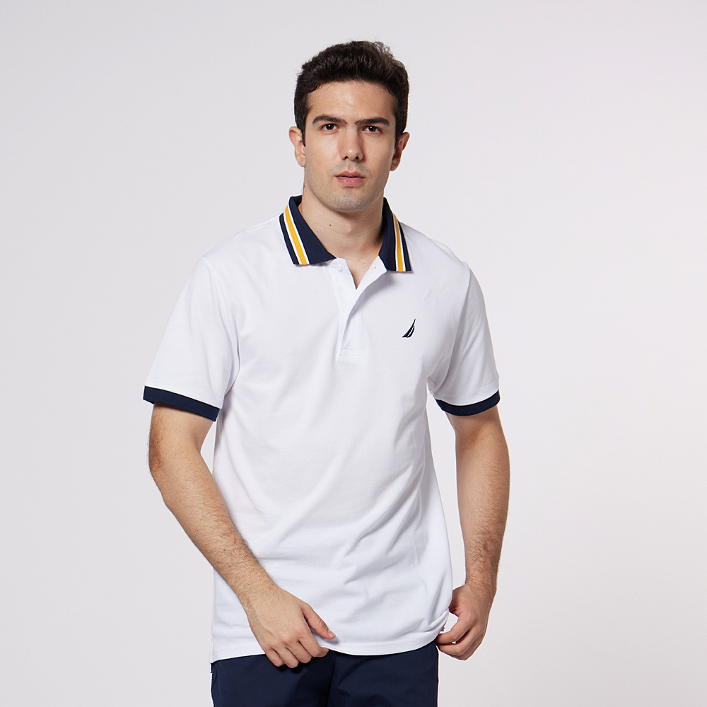【NAUTICA】男裝素面百搭立領針織外套(黑) 歷史價格詳細信息