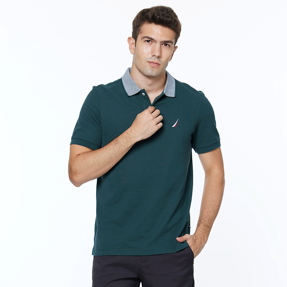 【NAUTICA】男裝 細緻滿版小魚印花長袖襯衫(深藍) 歷史價格詳細信息