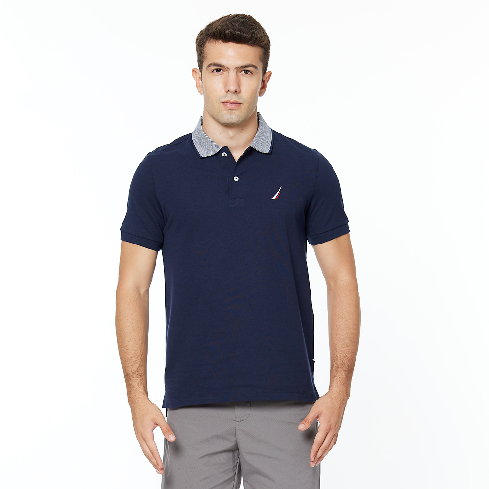 【NAUTICA】男裝 細緻滿版小魚印花長袖襯衫(深藍) 歷史價格詳細信息