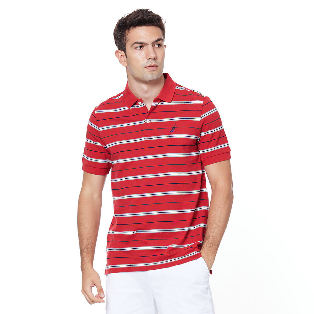 【NAUTICA】男裝 細緻滿版小魚印花長袖襯衫(深藍) 歷史價格詳細信息