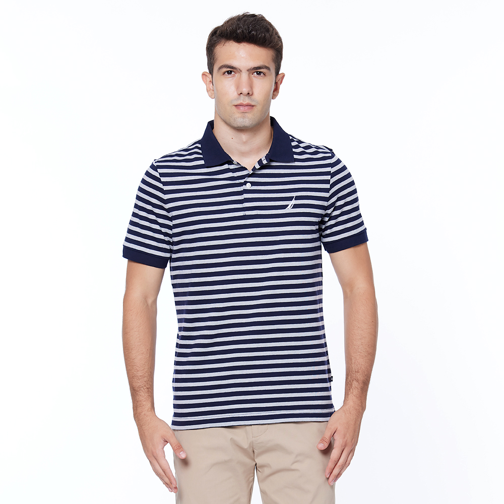 【NAUTICA】男裝 質感清新格紋短袖襯衫(淺藍) 歷史價格詳細信息