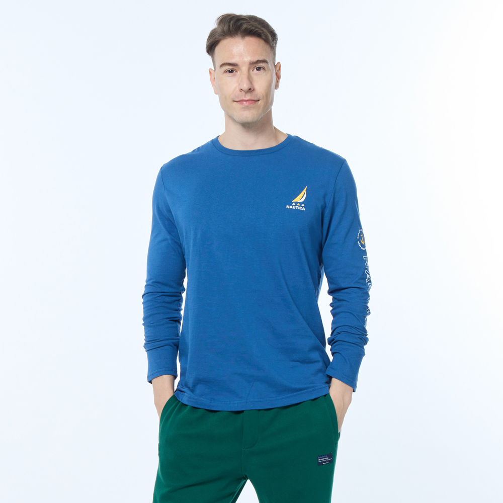 NAUTICA 風帆 男裝 純棉 短袖 素T 刺繡小LOGO上衣  黑色 / 深藍色 / 白色 歷史價格詳細信息