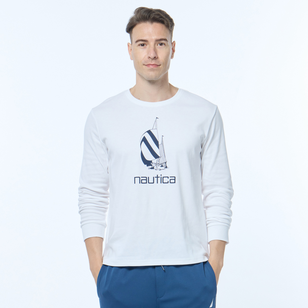 【NAUTICA】男裝 經典帆船LOGO休閒棒球帽(米白) 歷史價格詳細信息