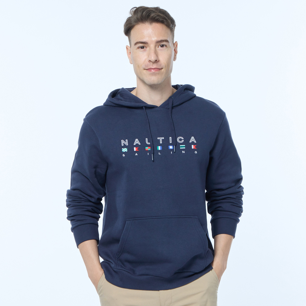 【NAUTICA】男裝 旗語圖騰純棉短袖T恤(白色) 歷史價格詳細信息