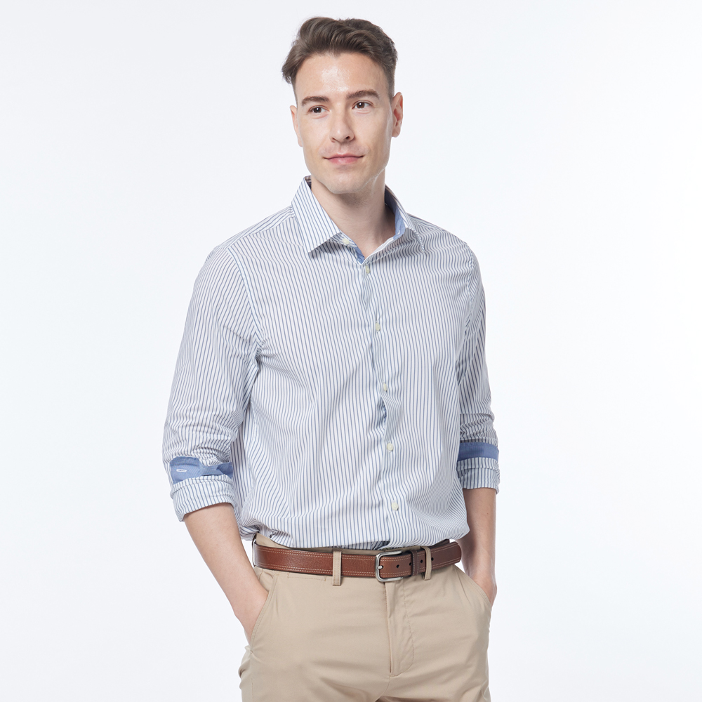 【NAUTICA】男裝 吸濕排汗格紋短袖襯衫(藍色) 歷史價格詳細信息