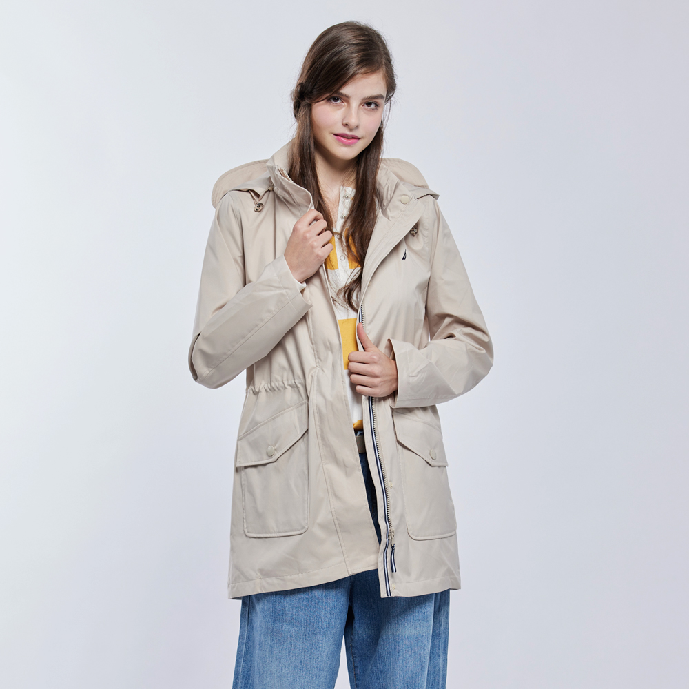 nautica 米色藍棕白格紋長袖襯衫,純棉,尺寸M,肩寬46cm,胸寬56cm,降價大出清 歷史價格詳細信息