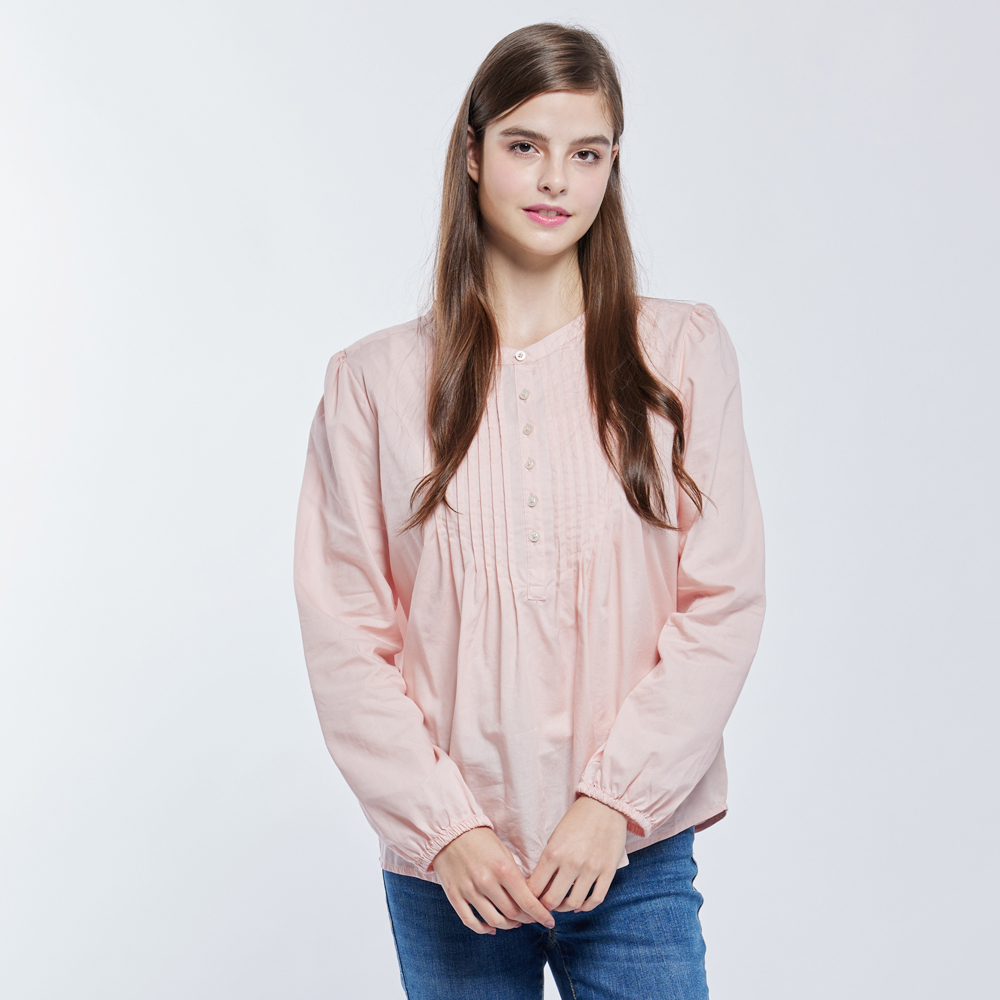 【NAUTICA】女裝 休閒簡約牛仔長袖襯衫(藍色) 歷史價格詳細信息