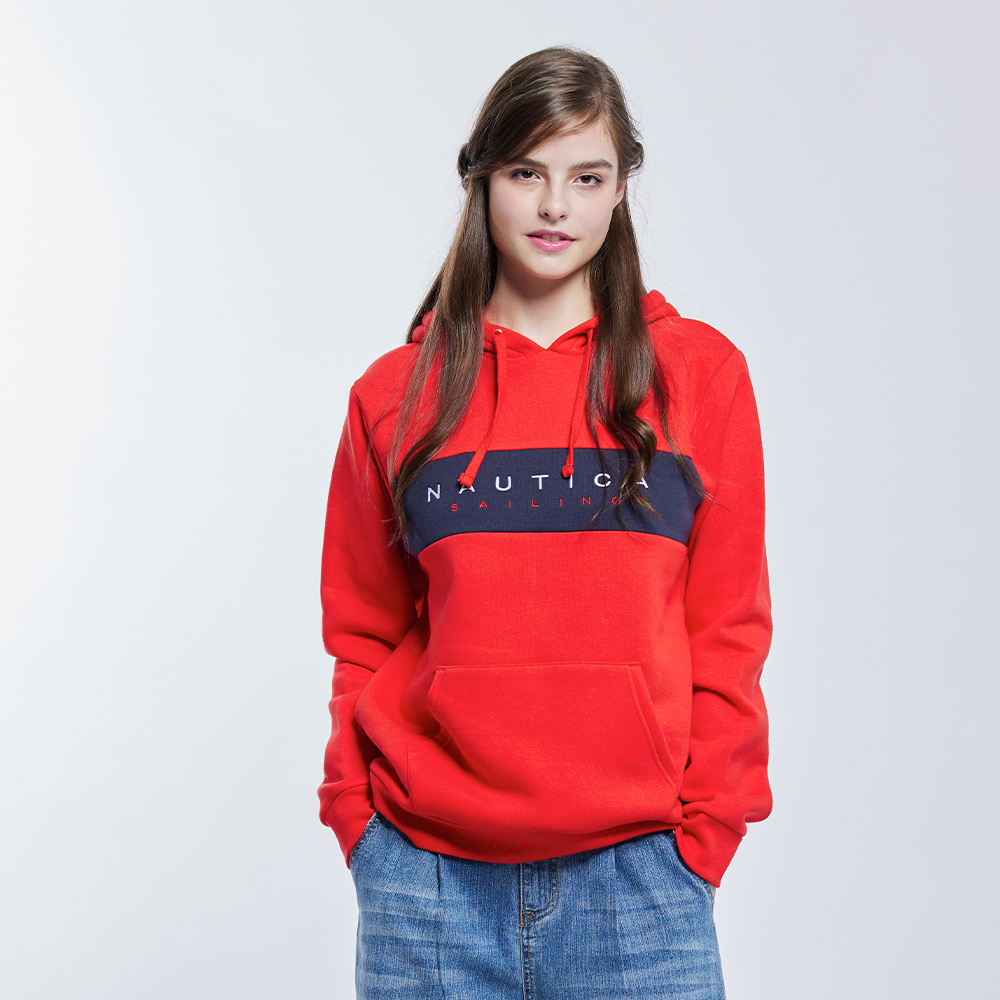 【NAUTICA】女裝拼接傘狀造型短袖T恤(白) 歷史價格詳細信息