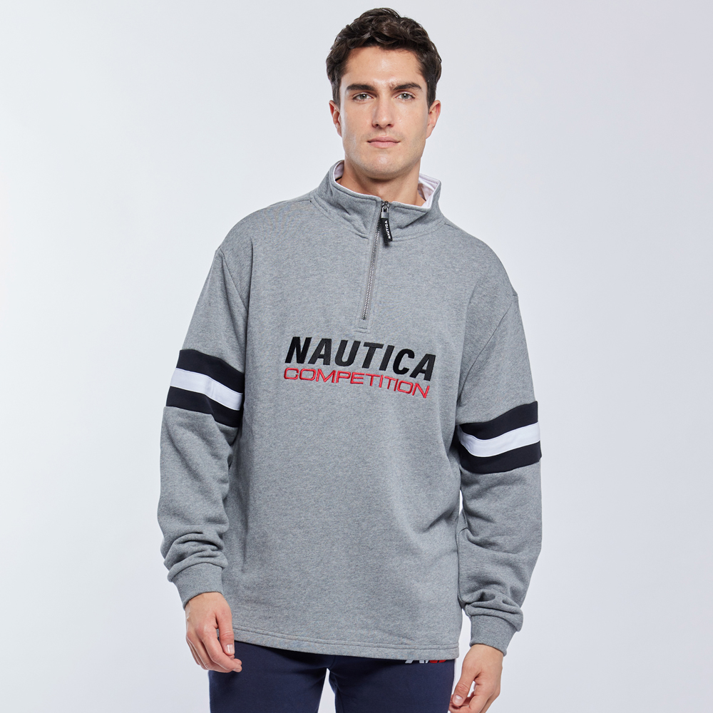 【NAUTICA】COMPETITION男裝立體品牌LOGO短袖T恤(深藍) 歷史價格詳細信息