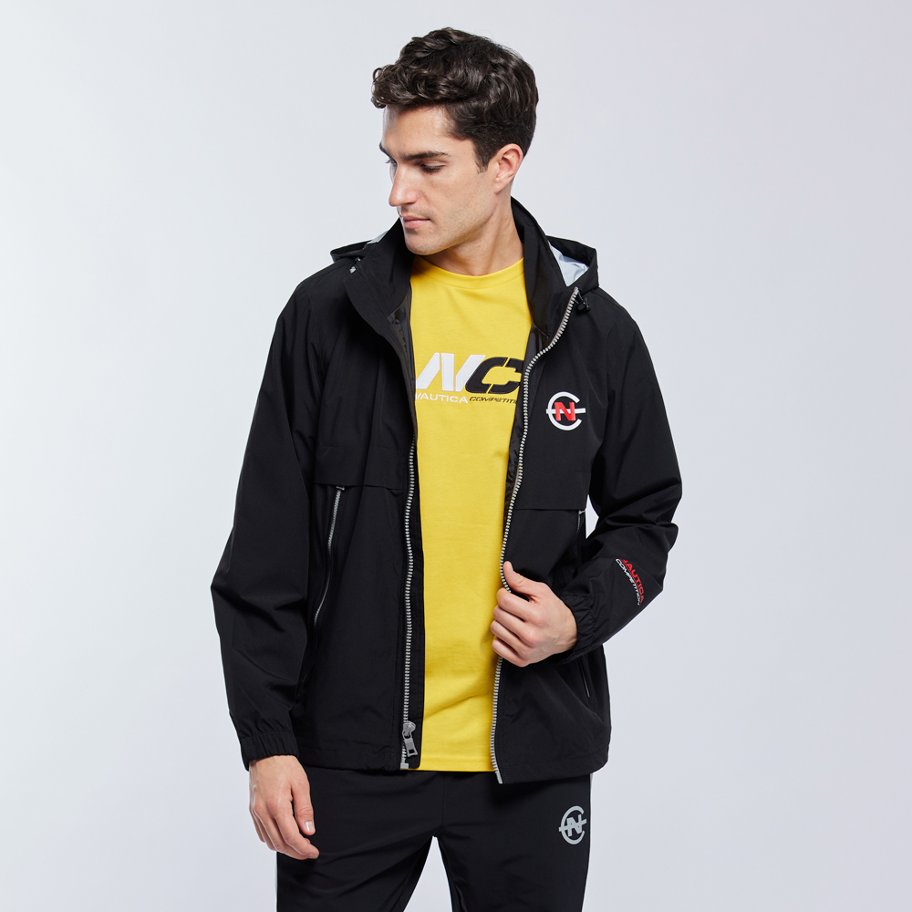 【NAUTICA】男裝 COMPETITION品牌LOGO條紋短袖T恤(黑) 歷史價格詳細信息