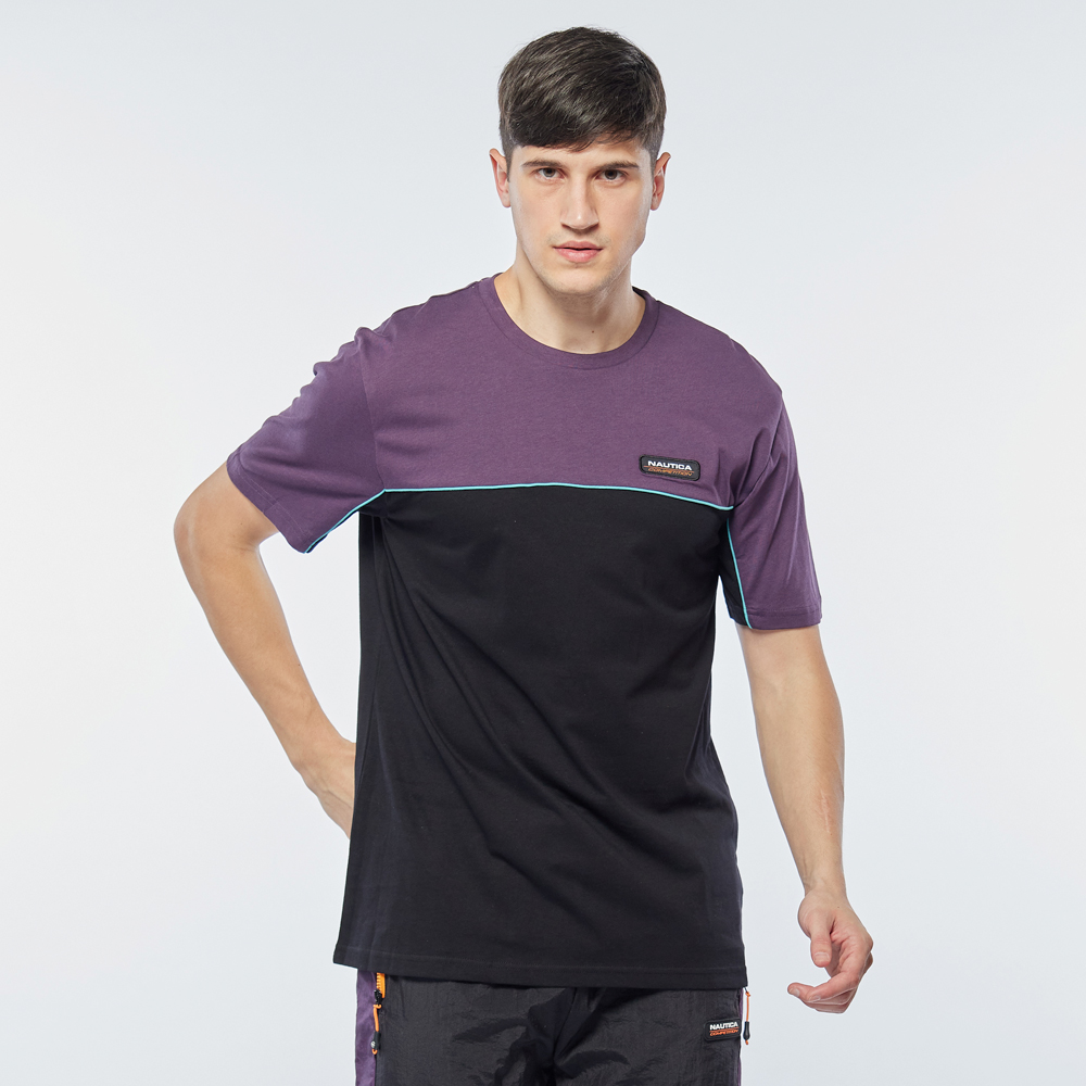 【NAUTICA】男裝 COMPETITION酷炫滿版印花長袖連帽T恤(黃) 歷史價格詳細信息