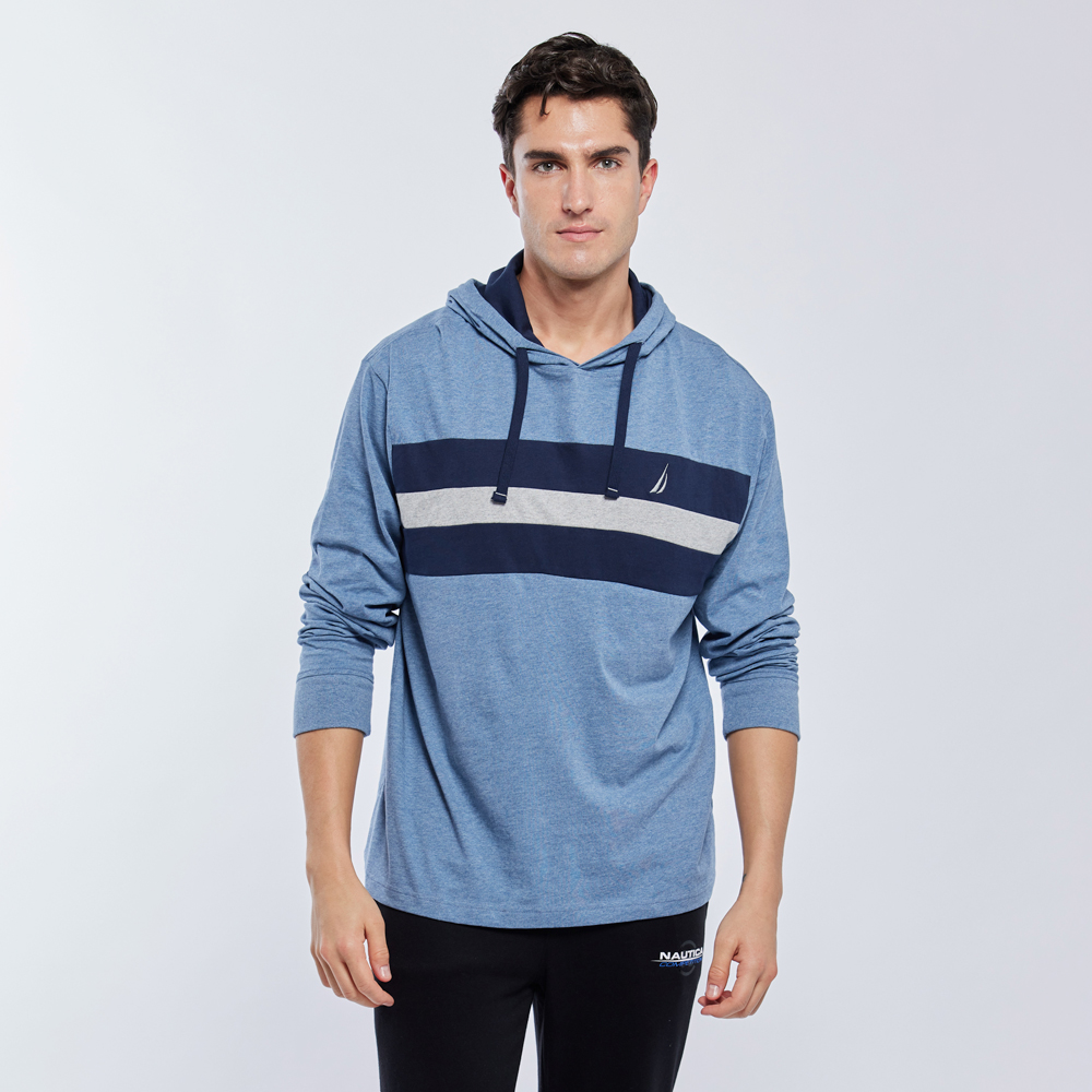 【NAUTICA】男裝撞色拼接時尚運動短褲(黑) 歷史價格詳細信息