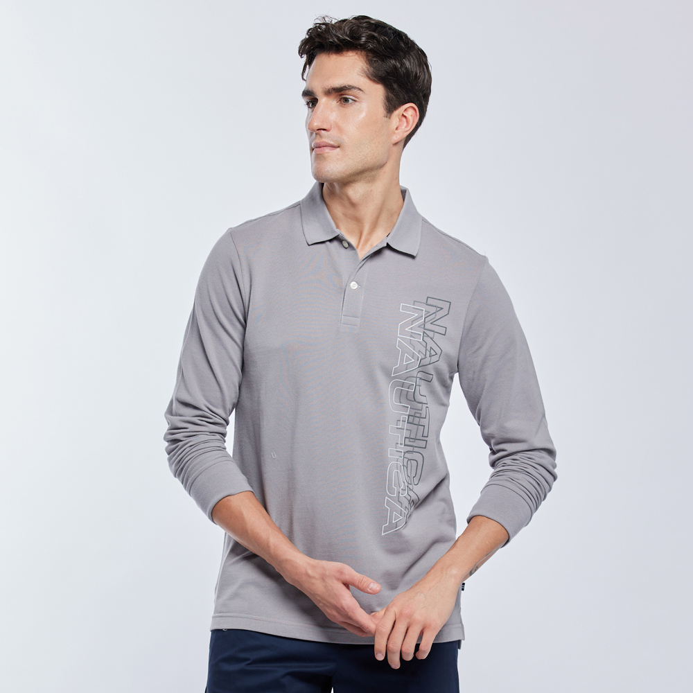 【NAUTICA】男裝 品牌LOGO印花長袖T恤(黑) 歷史價格詳細信息