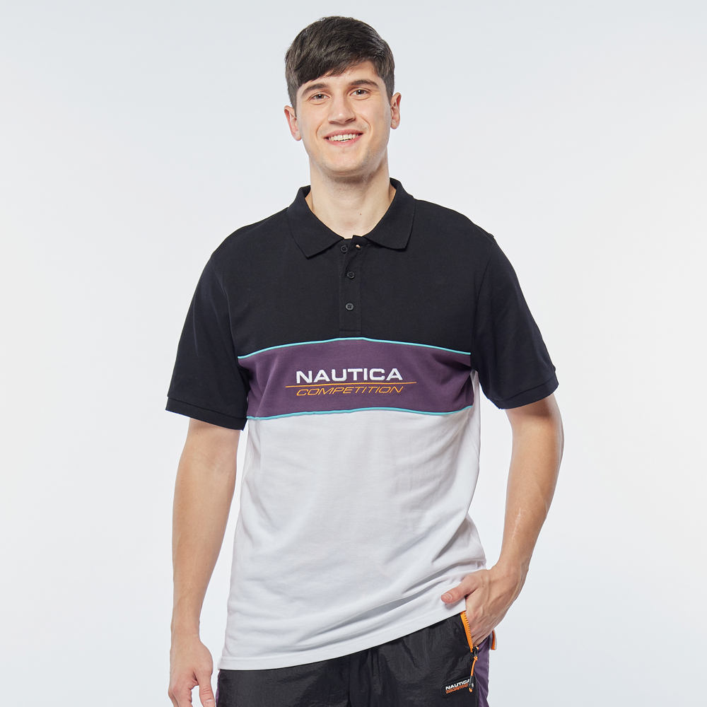 【NAUTICA】COMPETITION 女裝拼接彈性運動長褲(藍) 歷史價格詳細信息