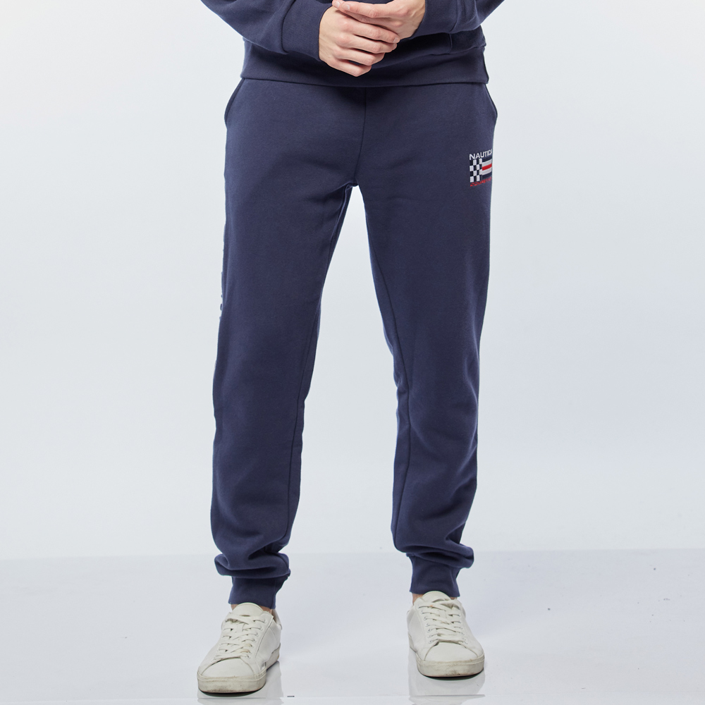 【NAUTICA】男裝 COMPETITION旗語刺繡長袖連帽T恤(深藍) 歷史價格詳細信息