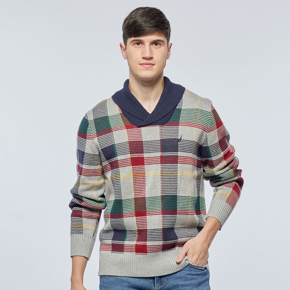 【NAUTICA】男裝 格紋抗皺短袖POLO衫(白) 歷史價格詳細信息