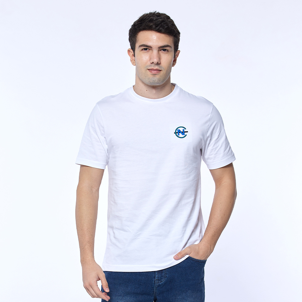 【NAUTICA】男裝 COMPETITION吸濕排汗撞色拼接長袖T恤(寶藍) 歷史價格詳細信息