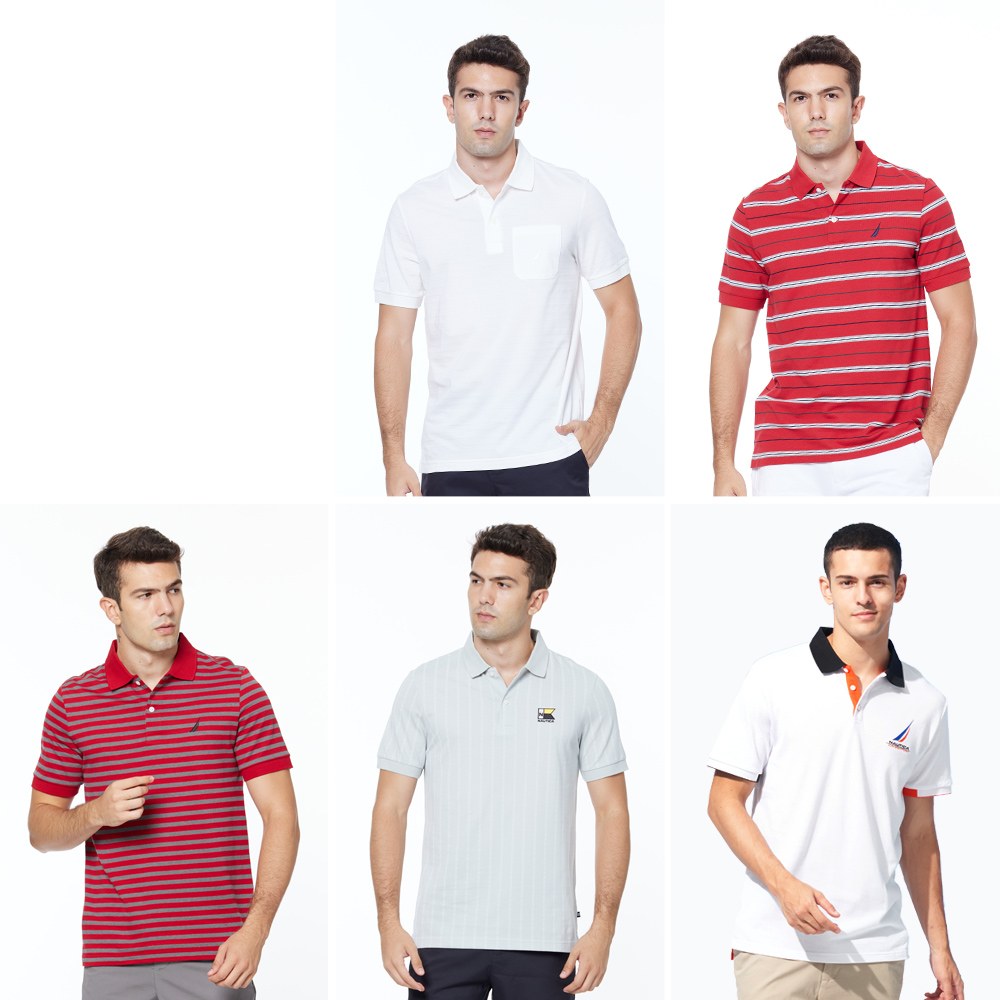 【NAUTICA】男裝經典細格紋長袖襯衫(藍) 歷史價格詳細信息