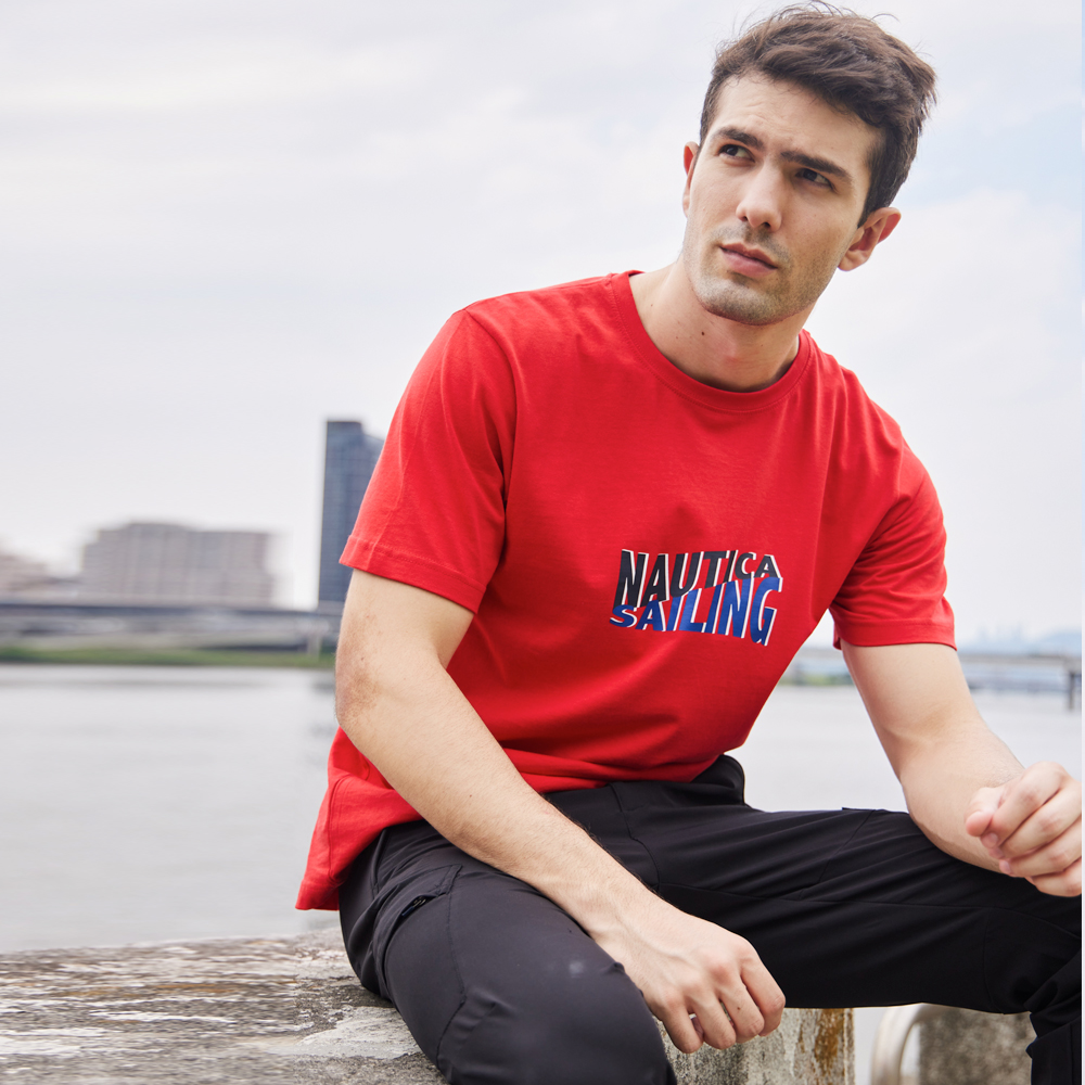 nautica 粉紅色白細紋長袖襯衫,尺寸:L,肩寬:47.5cm,純棉,少穿極新,降價大出清. 歷史價格詳細信息