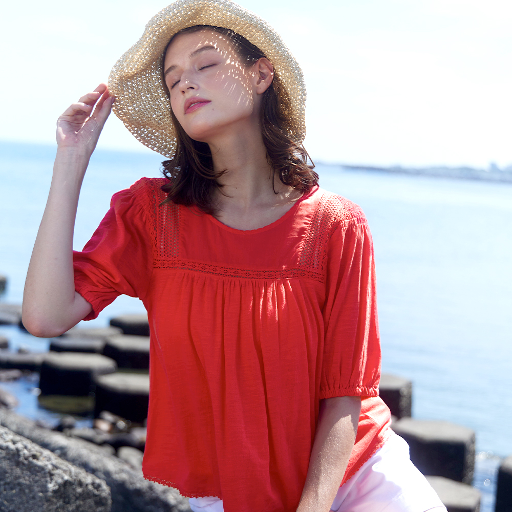 【NAUTICA】女裝棉麻直條紋休閒長褲(白) 歷史價格詳細信息