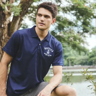 【NAUTICA】男裝 船錨圖騰圓領長袖針織衫(卡其) 歷史價格詳細信息