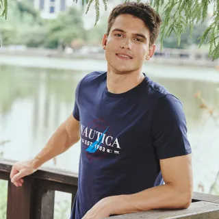 【NAUTICA】男裝撞色LOGO休閒長褲(淺灰) 歷史價格詳細信息