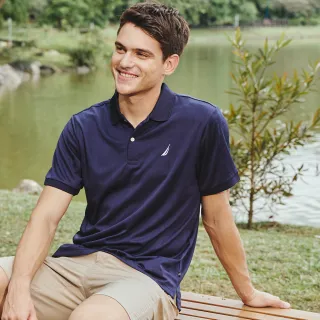 【NAUTICA】男裝 低調質感格紋長袖襯衫(深藍) 歷史價格詳細信息