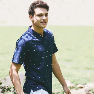 【NAUTICA】男裝 舒適拼接休閒短袖T恤(藍色) 歷史價格詳細信息