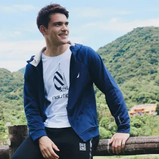 【NAUTICA】男裝 吸濕排汗簡約短袖襯衫(藍色) 歷史價格詳細信息