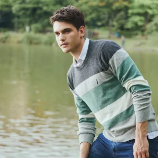 【NAUTICA】男裝 多彩直條紋長袖襯衫(白色) 歷史價格詳細信息