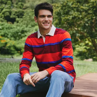 【NAUTICA】女裝 撞色條紋針織衫(深藍) 歷史價格詳細信息