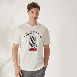 【NAUTICA】聯名款帆船圖騰短袖T恤(綠) 歷史價格詳細信息