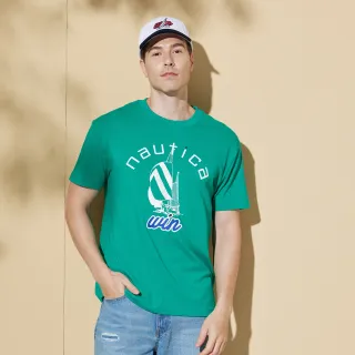 【NAUTICA】聯名款帆船圖騰短袖T恤(綠) 價格比較,價格查詢,歷史價格詳細信息